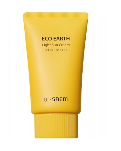 The Saem Eco Earth Light  Sun Cream Spf 50 Pa+++ - 50gr