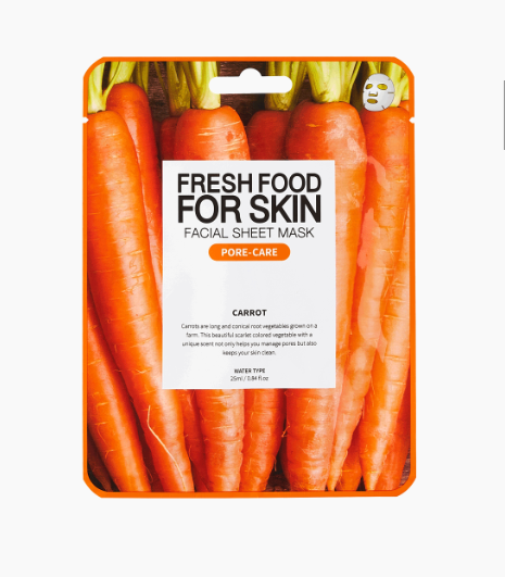 Farmskin Fresh Food For Skin Facial Sheet Mask Carrot - 25ml