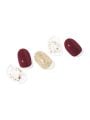 Ohora Semi Cured Gel Nail Strips - N Poinsettia - 30ea