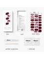 Ohora Semi Cured Gel Nail Strips - N Mulberry - 30ea
