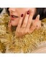 Ohora Semi Cured Gel Nail Strips - N Poinsettia - 30ea