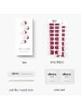 Ohora Semi Cured Gel Nail Strips - N Santa Baby - 30ea