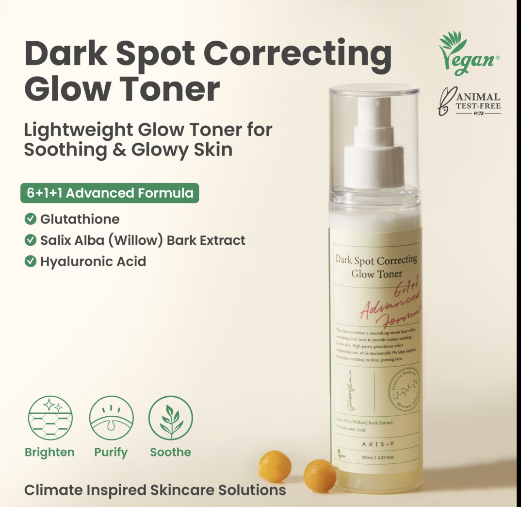 Axis-Y Dark Spot Correcting Glow Toner - 125ml