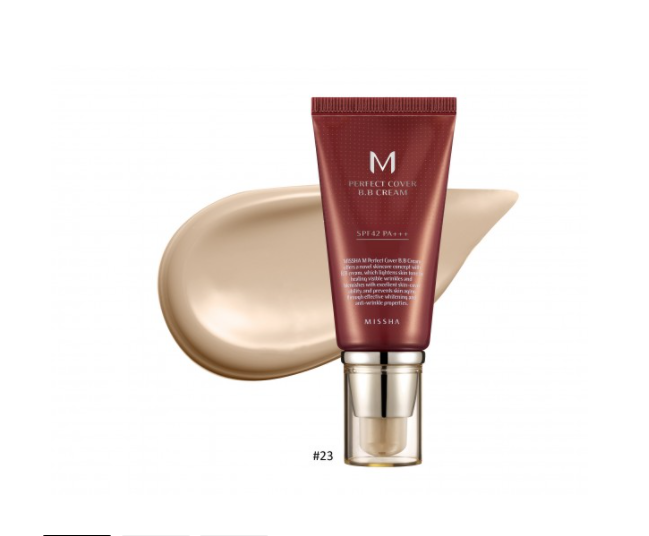 Missha M Perfect Cover Bb Cream Spf42/Pa+++ (No.23/Natural Beige) - 50 ml