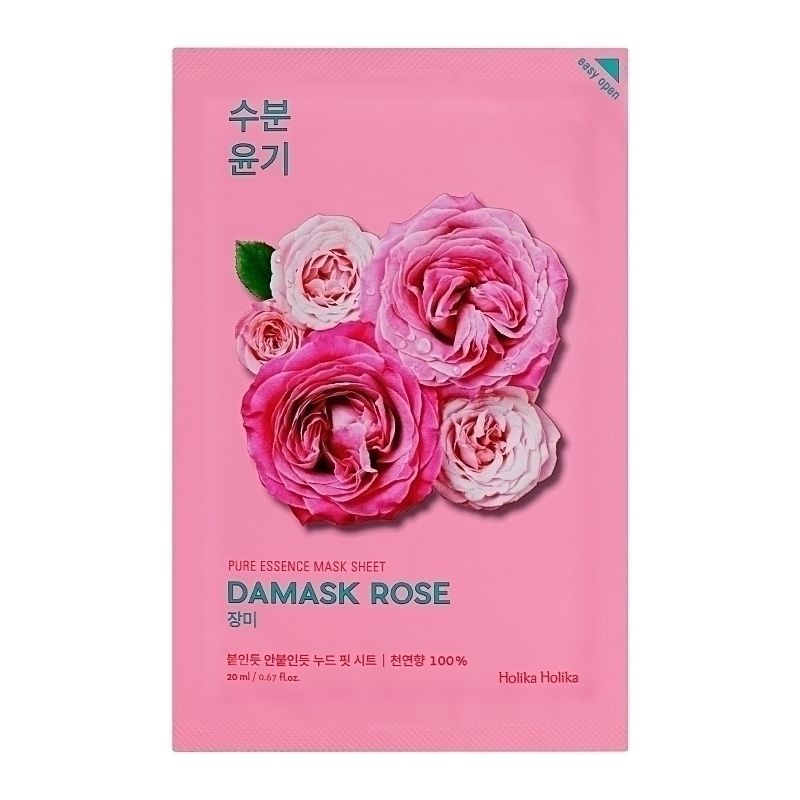Holika Holika Pure Essence Mask Sheet - Damask Rose-20ml