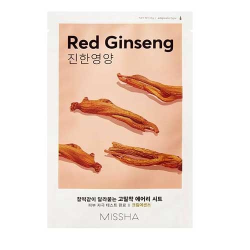 Missha Airy Fit Sheet Mask Red Ginseng -19g