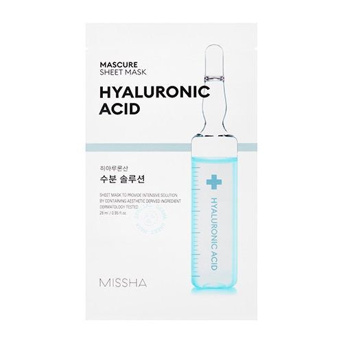 Missha Mascure Hydra Solution Sheet Mask - Hyaluronic Acid - 27ml