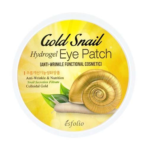 Esfolio Gold Snail Hydrogel Eye Patch - 60pcs