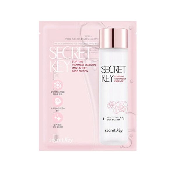 Secret Key Starting Treatment Essential Mask Sheet Rose Edition - 30g