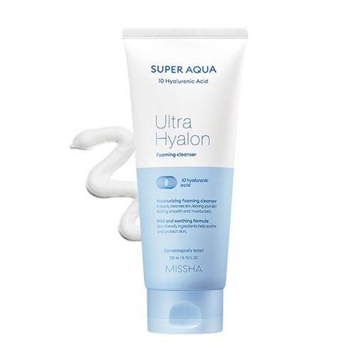 Missha Super Aqua Ultra Hyalron Cleansing Foam - 200ml