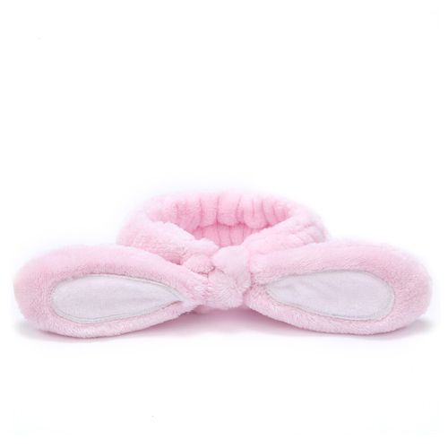 Fluffy Bunny Hair Band Pink