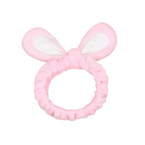 Fluffy Bunny Hair Band Pink