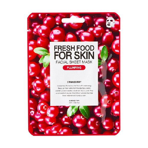 Farmskin Freshfood For Skin Facial Sheet Mask Cranberry - 25ml