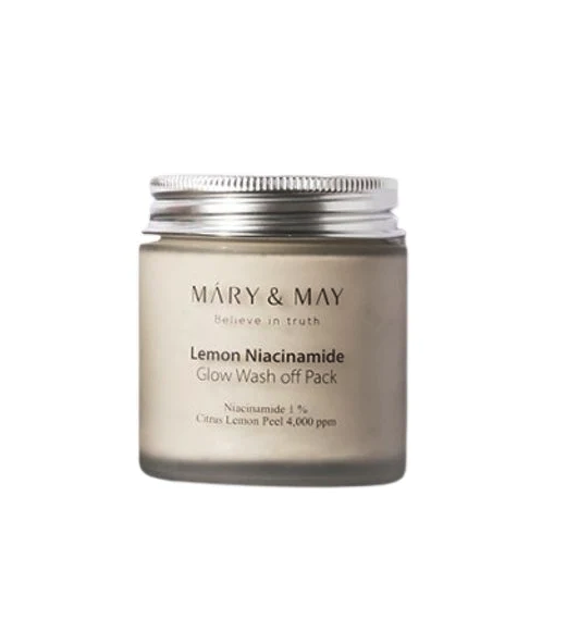 Mary&May Lemon Niacinamide Glow  Wash-Off Pack - 125g