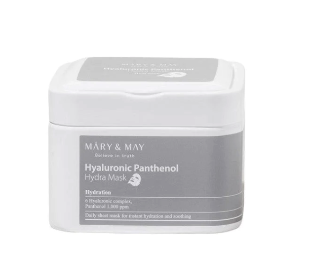 Mary&May Hyaluronic Panthenol Hydra Mask - 30pcs