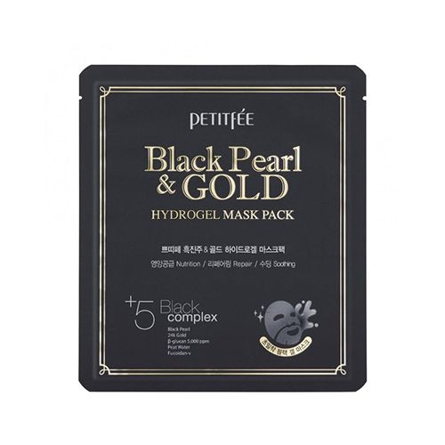 Petitfée Black Pearl & Gold Mask Pack - 1pcs
