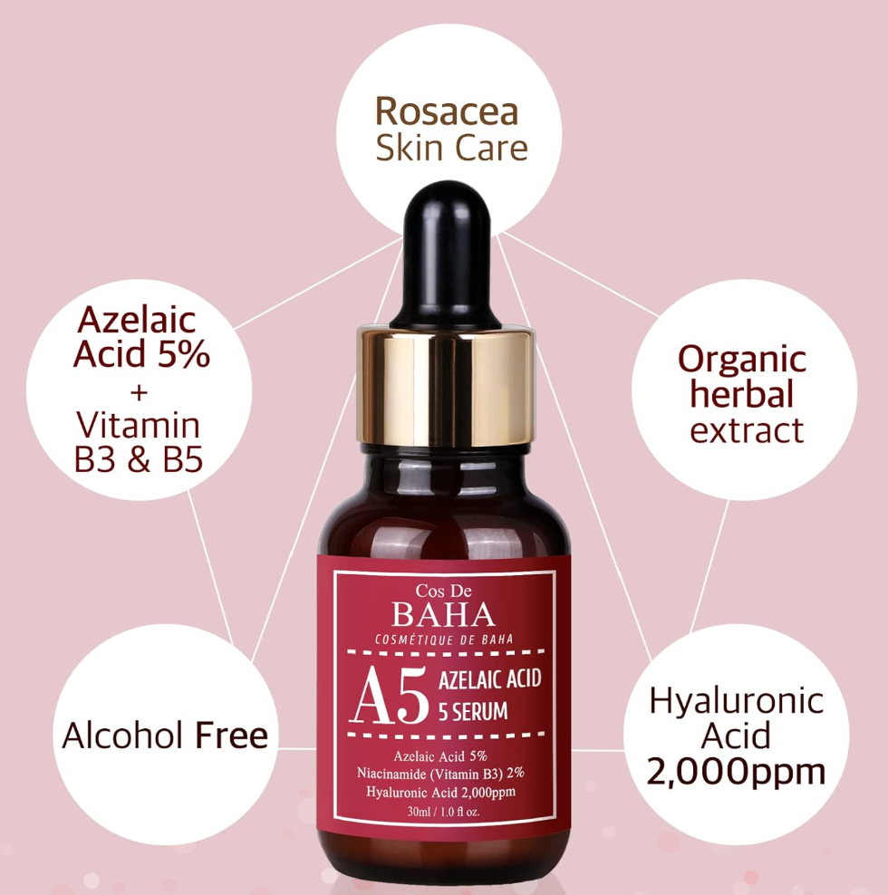 Cos De Baha A5 Azelaic Acid 5 Serum - 30ml