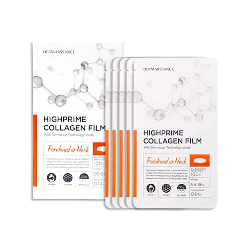 Dermarssance Highprime Collagen Film - Forehead Or Neck - 5pcs