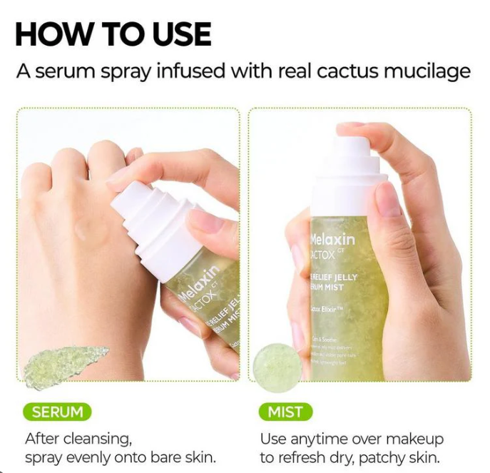 Dr. Melaxin Cactox Cactus Pore Relief Jelly Serum Mist - 80ml