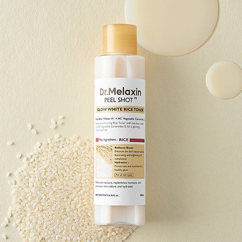 Dr.Melaxin Peel Shot Glow White Rice Toner - 200ml