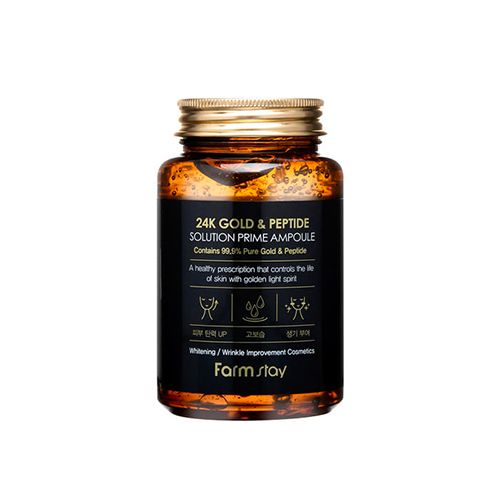 Farmstay 24k Gold & Peptide Solution Prime Ampoule - 250ml