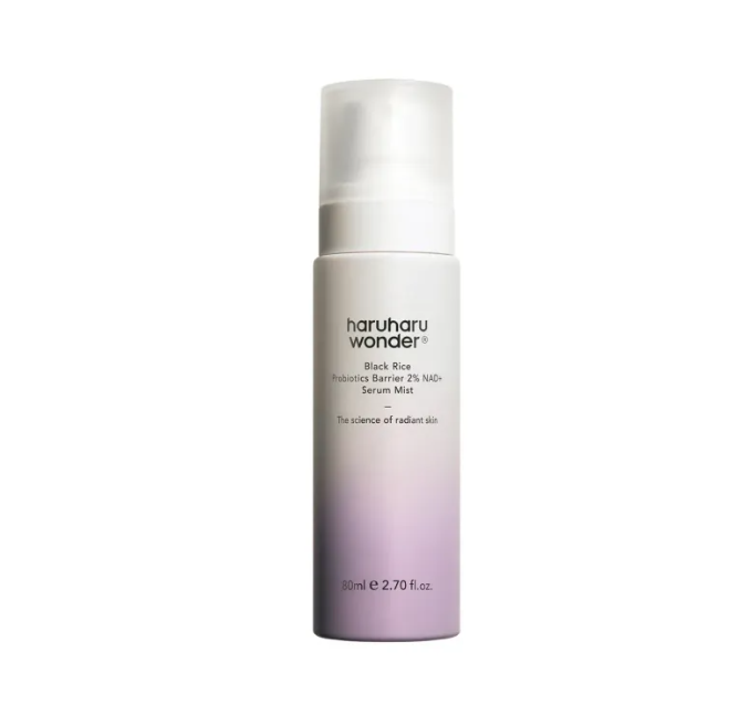 Haru Haru Wonder Black Rice Probiotics Barrier 2% Nad + Serum Mist- 80ml  
