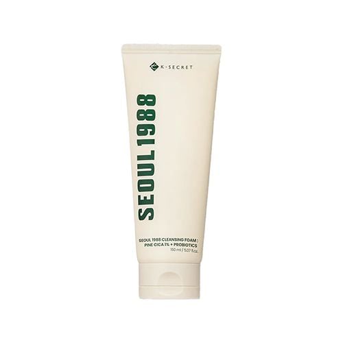 K-Secret Seoul 1988 Cleansing Foam: Pine Cica 1% + Probiotics - 150ml