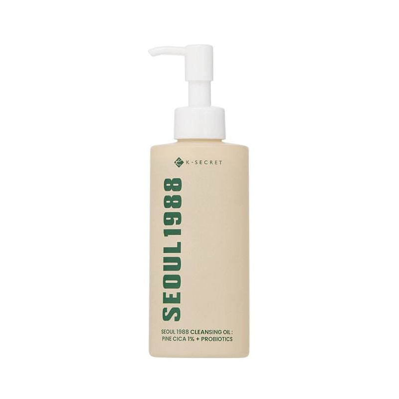K-Secret Seoul 1988 Cleansing Oil: Pine Cica 1% + Probiotics - 200ml