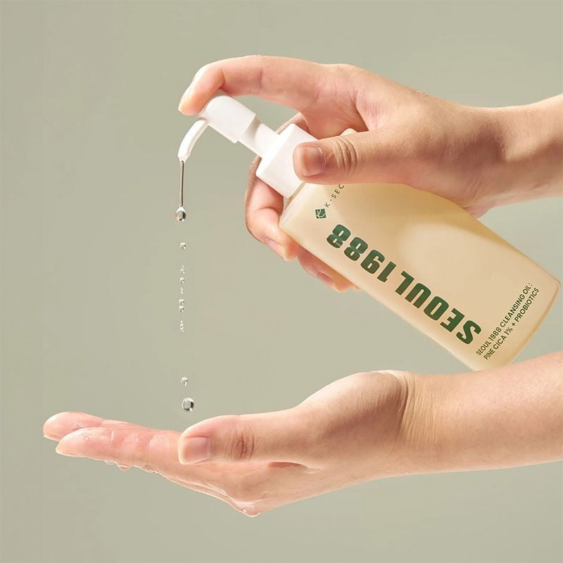 K-Secret Seoul 1988 Cleansing Oil: Pine Cica 1% + Probiotics - 200ml
