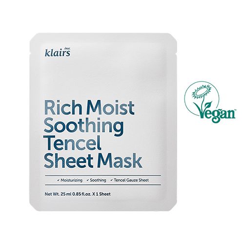 Klairs Rich Moist Soothing Tencel Sheet Mask - 25ml