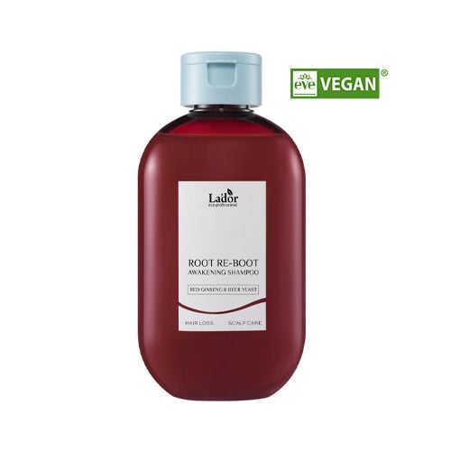 La'dor Root Re-Boot Awakening Shampoo - Red Ginseng & Beer Yeast - 300ml