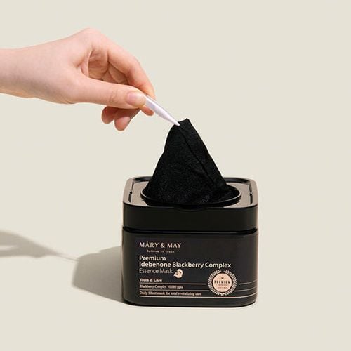 Mary&May Premium Idebenone Blackberry Complex Ampoule Mask - 20ea 