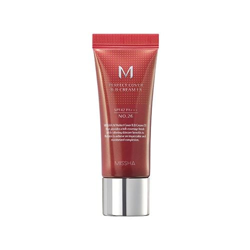 Missha M Perfect Cover Bb Cream Spf42/Pa+++ (No.26/Natural Caramel) - 20ml Mini Taglia
