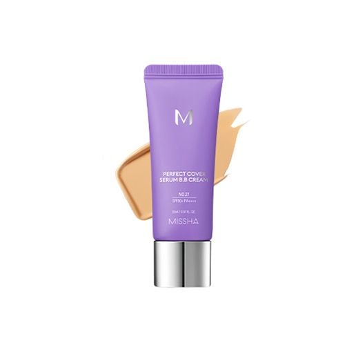 Missha M Perfect Cover Serum Bb Cream Spf 50+ Pa++++ #27 Honey Beige - 20ml