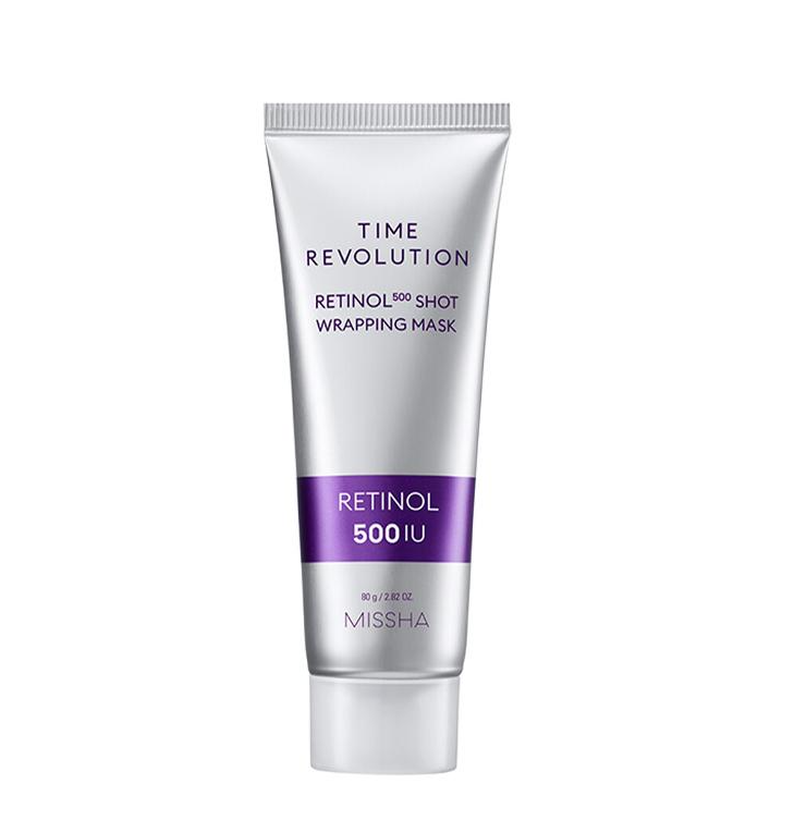 Missha Time Revolution Retinol 500 Shot Wrapping Mask - 80g