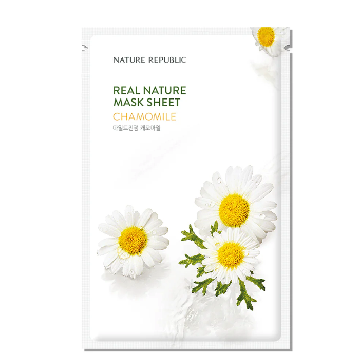 Nature Republic Real Nature Chamomile Mask Sheet - 23ml
