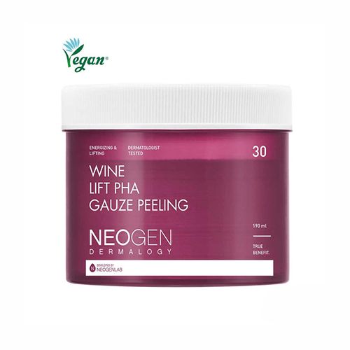 Neogen Dermalogy Wine Lift Pha Gauze Peeling - 30 Pads