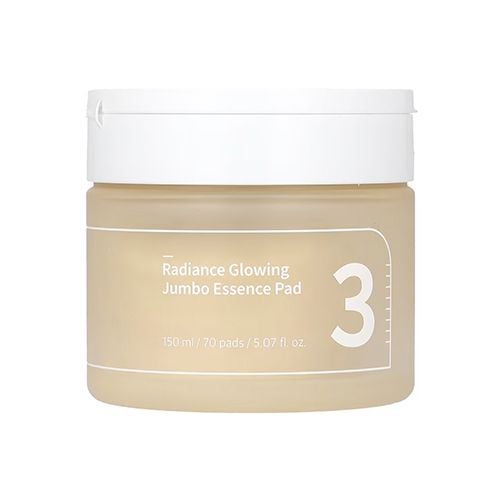 Numbuzin N°3 Radiance Glowing Jumbo Essence Pad - 70pcs