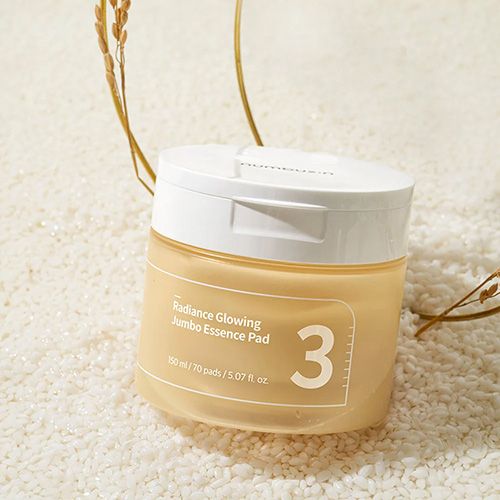 Numbuzin N°3 Radiance Glowing Jumbo Essence Pad - 70pcs