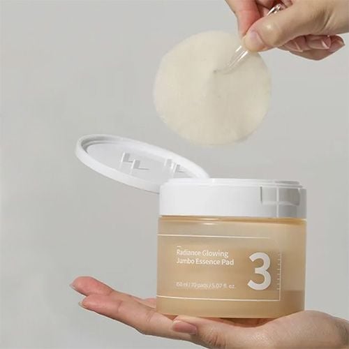 Numbuzin N°3 Radiance Glowing Jumbo Essence Pad - 70pcs