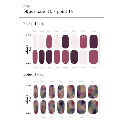 Ohora Gel Nail Tie - Dye - 30ea