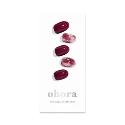 Ohora Semi Cured Gel Nail Strips - N Mulberry - 30ea