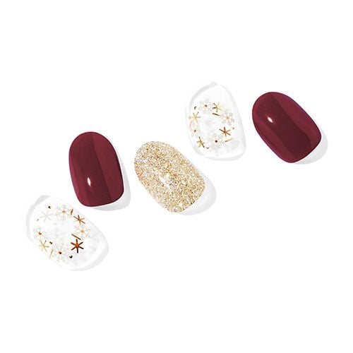 Ohora Semi Cured Gel Nail Strips - N Poinsettia - 30ea