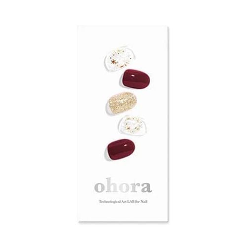 Ohora Semi Cured Gel Nail Strips - N Poinsettia - 30ea