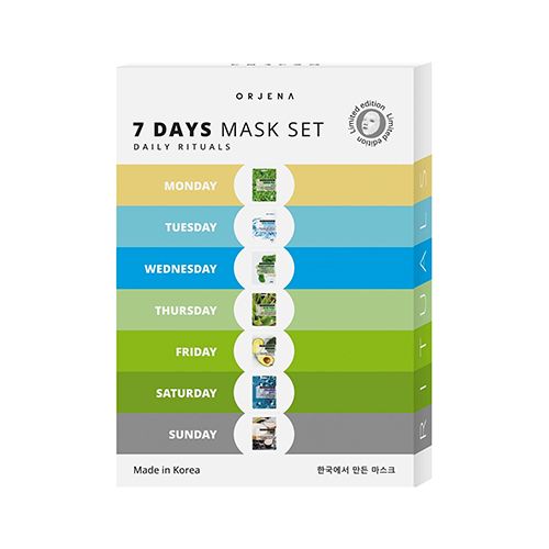 Orjena 7 Days Mask Set Daily Rituals - 7x23ml
