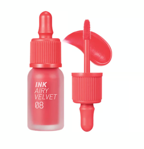 Peripera Ink Airy Velvet #08 Pretty Orange Pink - 4g
