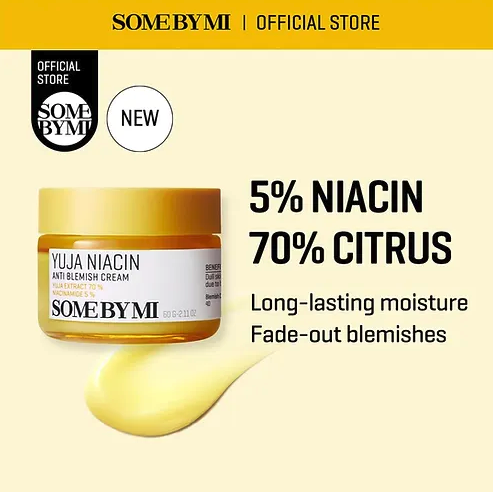 SomebyMi Yuja Niacin Anti-Blemish Cream - 60gr