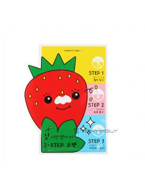 TonyMoly Runaway Strawberry 3 Step Nose Pack - 20 ml