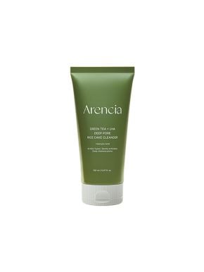 Arencia Green Tea + LHA Deep Pore Rice Cake Cleanser - 150g
