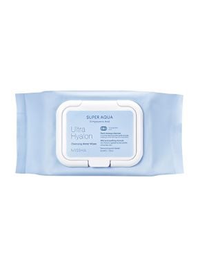 Missha Super Aqua Ultra Hyalron Cleansing Water Wipes - 30pcs